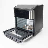Four à air chaud électrique 1900W avec capacité de 10L et fonction grille-pain, 200W ° Contrôle de la température C avec minuterie 60 min pour la cuisine à domicile