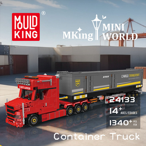 Mould King 24133 1340PCS Camion Conteneur Série Voitures Blocs de Construction Modèle Briques Jouet Technique Technologique OEM ODM - Product Image 1