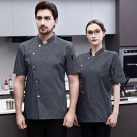 Premium Wereldwijde Zomer Lange 5xl Witte Catering Banketbakker Jas Jassen Schorten Met Zakken Uniform Dragen Voor Vrouwen