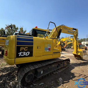 รถขุดตีนตะขาบมือสอง Komatsu PC130 ของแท้จากญี่ปุ่น ขนาดเล็ก 13 ตัน สำหรับงานวิศวกรรมเทศบาลและก่อสร้างในเมือง - Product Image 4