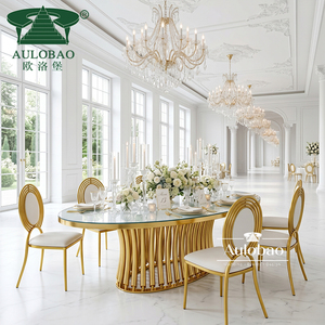Wholesale <b>Round</b> Back Dining Stainless Steel Wedding Luxury Event <b>Chair</b> - Product Image 6