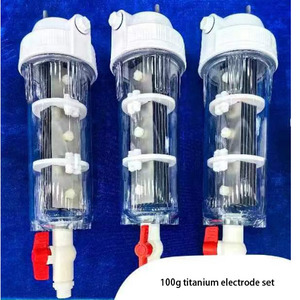 Tráng Titan điện cực <span class=keywords><strong>anode</strong></span> điện di động hàn uốn tuyệt vời chống ăn mòn cho nước muối chlorinator - Product Image 3