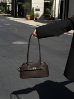 Sac à bandoulière de luxe en cuir véritable avec ceinture, fermeture à fermoir, style East West, pour le Moyen-Orient, fournisseur d'usine de mode haut de gamme
