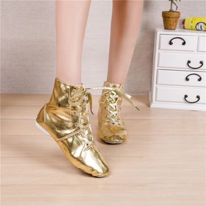 <span class=keywords><strong>Zapatos</strong></span> <span class=keywords><strong>de</strong></span> <span class=keywords><strong>Baile</strong></span> <span class=keywords><strong>de</strong></span> Jazz <span class=keywords><strong>de</strong></span> Piel Sintética Plateada, Botas <span class=keywords><strong>de</strong></span> Ballet Suaves, <span class=keywords><strong>Zapatos</strong></span> <span class=keywords><strong>de</strong></span> <span class=keywords><strong>Baile</strong></span> <span class=keywords><strong>de</strong></span> Salón Dorados para Tango, Vals, para Niñas y Mujeres - Product Image 4