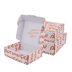 Caja <span class=keywords><strong>de</strong></span> embalaje <span class=keywords><strong>de</strong></span> ropa <span class=keywords><strong>de</strong></span> diseño personalizado <span class=keywords><strong>de</strong></span> fábrica china Laminación brillante y mate con tipo <span class=keywords><strong>de</strong></span> carpeta en relieve para envío - Product Image 6