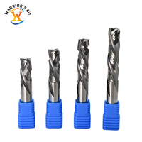 Fraise à compression en spirale Warrior en carbure de tungstène pour routeur CNC, diamètre de tige 6/8/10 mm, fraise à queue revêtue OEM