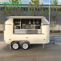 Wecare Concession Foodtruck Snack Carts Food Trailer Ice Cream Food Truck Entièrement équipé avec une cuisine complète