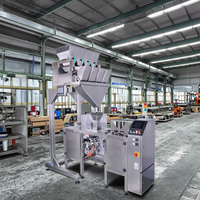 Machine d'emballage automatique pour aliments, riz, céréales, grains de café avec étiquetage, enveloppement, remplissage, bouchage, film plastique, utilisation pour l'habillement
