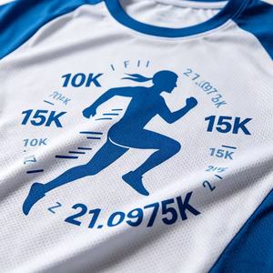 Camiseta Deportiva Personalizada de Fábrica Profesional, Camisetas de Sublimación para Correr, 100% Poliéster, Camiseta para Eventos de Maratón - Product Image 2