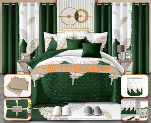 Luxury <strong>Bedding</strong> <strong>Sets</strong> 24pcs Quilt <strong>Set</strong> <strong>Queen</strong> king Size Sheet <strong>Set</strong> with Curtains