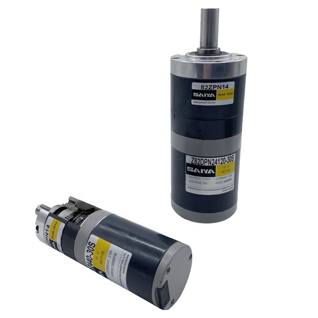 SAIYA Permanent Magnet Brushless DC Planetary Gear Motor 90W 24V for Smart Home & Packing Machines