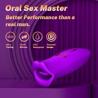 Maßgefertigter Mund-Zungen-Vibrator Oralsex-Simulator Brustwarzen- und Klitoris-Stimulator Masturbations-Massagegerät Erwachsenen-Sexspielzeug