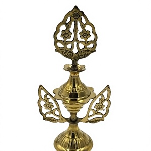 Porta Kajal Surmedani Vintage con Diseño Floral, Moderno, de Latón Chapado en Oro, de Alta Calidad, Regalo Decorativo para Cumpleaños, Decoración de Mesa para el Hogar - Product Image 1