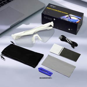 แว่นตากันแดดอัจฉริยะรุ่นใหม่ MOOHE PRO02 BT5.4 สำหรับเล่นกีฬา เสียงสเตอริโอ ป้องกันรังสียูวี 400 น้ำหนักเบา กรอบครึ่งวงกลมทำจากพลาสติก PC แว่นตากันแดดสุดหรู - Product Image 6
