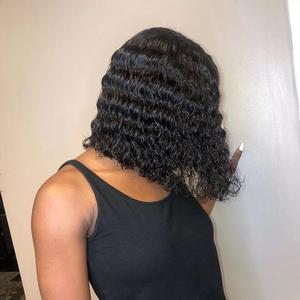Remy brasileño de la onda profunda del pelo humano textura y extensión del pelo querido/onda profunda Remy teje - Product Image 1