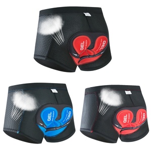 Pantalones Cortos de Ciclismo MTB Transpirables de Malla de Poliéster con Almohadilla de Gel 5D Engrosada que Absorbe la Humedad y Antichoque para Hombre - Product Image 2