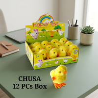 Ornement suspendu en peluche chenille personnalisé, poussin de Pâques jaune, décoration saisonnière pour la maison, rentrée scolaire