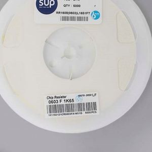Whole Sale RR1608 0603L1651FT 0603 1608 Resistors Chip Resistors SMD Resistors 1.65Kohm 1% 1/10W Thick Film Resistor - Product Image 1