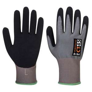 GUANTE PORTWEST - CT45G8RS CT HR18 corte de espuma de nitrilo gris/Negro-GUANTES EAN 5036108321711 - Product Image 1