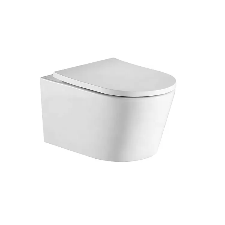 ANBI önerilen zemin monte avrupa su dolabı duvar asılı çerçevesiz wc pan banyolar için