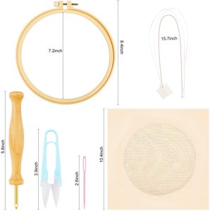 Aguja de bordado Kits de iniciación magia bordado pluma un conjunto de aguja enhebrador de <span class=keywords><strong>agujas</strong></span> de bordado artesanía - Product Image 4
