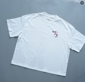 Camiseta con estampado de algodón DTG Boxy de 240G, camiseta de diseño personalizado, camiseta con logotipo propio personalizado, camisetas de gran tamaño para hombre - Product Image 3