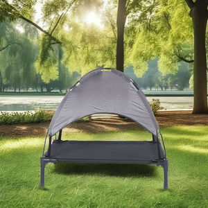 Cama elevada para perros, cuna para perros con dosel extraíble, cuna plegable portátil para mascotas, cama refrescante, a prueba de masticación Floral, impermeable para exteriores - Product Image 4