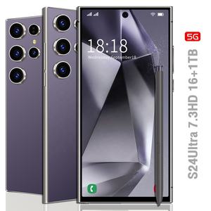 Nuovo stile Android 14 S24 ultra Smartphone HD Camera musica cellulare 7.3 pollici schermo gioco di gioco Era 5g fabbrica vendite dirette - Product Image 3