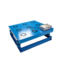 Table de vibration magnétique électrique automatique de laboratoire à affichage numérique, haute précision, en acier inoxydable, réglable pour béton