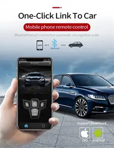 Điều khiển từ xa báo động ô tô đa năng, mở cửa không cần chìa khóa bằng giọng nói, tương thích với City, Corolla, Sonata, Fiesta, Bora, điều khiển qua ứng dụng. - Product Image 3