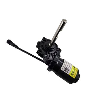 Electric Pedal Motor Tb 508f Lh Rh Hk 5 <b>Brushed</b> <b>Wire</b> Connector Ip54 Waterproof Front Wheel Glossy Black - Product Image 2