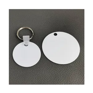 도매 사용자 정의 모양 알루미늄 승화 키 체인 열 전달 인쇄 라운드 알루미늄 열쇠 고리 Tags