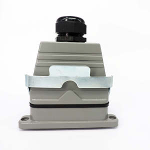 WZUMER HE Series 48 pines cubiertas de Metal e insertos conectores de enchufes de servicio pesado rectangulares industriales para entornos hostiles - Product Image 2