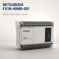 Controlador Lógico Programable (PLC) Mitsubishi FX1N-40MR-001 MELSEC Original, 40 Puntos IO, Salida de Relé, Hecho en Japón