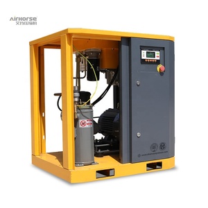 เครื่องอัดอากาศแบบสกรู Airking Stationary 4KW 5.5HP 7.5kw 10hp ระบายความร้อนด้วยอากาศ ขับเคลื่อนด้วยสายพาน แบบเงียบ หล่อลื่นด้วยน้ำมัน ได้รับการรับรองมาตรฐาน CE ASME ISO - Product Image 3