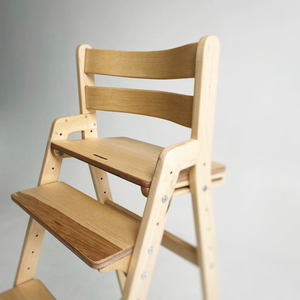 เก้าอี้ไม้สำหรับเด็กเก้าอี้สูงพร้อมโต๊ะให้อาหารเก้าอี้เด็ก - Product Image 4