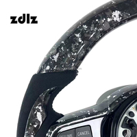 Volant en fibre de carbone forgé blanc avec palettes magnétiques noires pour BMW LCI G20 G30 G80 G82 M3 M4