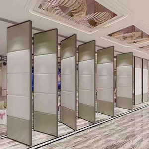 Cloisons mobiles pour hôtel, murs de séparation insonorisés pour salle de conférence, panneaux de séparation en alliage d'aluminium de haute qualité, écrans mobiles pliants et coulissants - Product Image 4