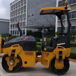 Venta caliente Rueda hidráulica 3 Ton Mini Road Roller XMR303 Buen precio - Product Image 5
