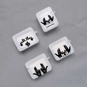 Housse de casque PC 360 à motif de doigt créatif, adaptée aux Airpods 1 <span class=keywords><strong>2</strong></span> 3 4 Pro2 Coque july case - Product Image 4