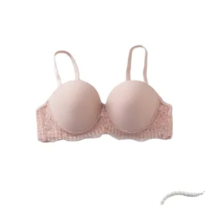 Daiyi Xiangwai Single Ladies Back 2 boutons fabricants de soutien-gorge mince commander des sous-vêtements confortables à bas prix sans anneau en acier