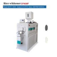 CFN18F CFN25F Blanchisseur de riz horizontal à rouleau d'émeri unique basse température, machine à blanchir la peau de riz