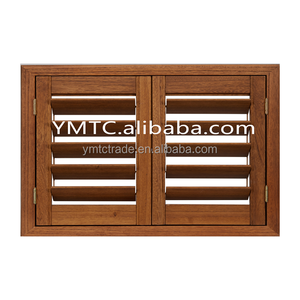 Hotselling màu trồng gỗ thật cửa chớp tự nhiên nhất Cửa Sổ Màu - Product Image 6