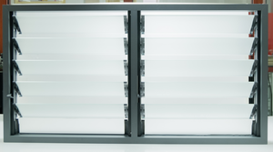 Fenêtres à persiennes AMJ Manufacturer, cadre en aluminium, verre réglable, fenêtres à persiennes en aluminium, volet à persiennes en aluminium - Product Image 2