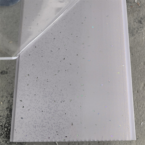 Paneles de Techo de PVC Perforados de 300x9mm <span class=keywords><strong>con</strong></span> Tecnología de Estampado en Caliente, Super Brillantes, Blancos, Impermeables, Rejilla de Techo China - Product Image 2