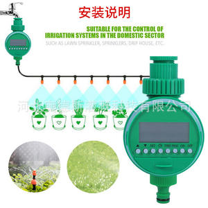 Temporizador de Riego por Goteo Digital, Controlador de Riego Automático para Exteriores, Temporizador Inteligente para Jardín, Material de PVC Flexible, Fácil de Instalar - Product Image 4