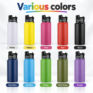 304 Stainless Steel Vacuum Insulated <b>Sports</b> <b>Water</b> <b>Bottle</b> 2 in 1 Lid Portable Outdoor Hiking Travel Flask Custom Logo - Product Image 4