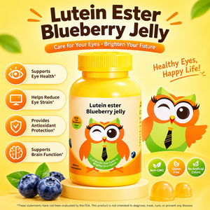 Bonbons à mâcher à la luteine sans <span class=keywords><strong>sucre</strong></span> ni gras, personnalisés OEM, saveur myrtille, pour la protection des yeux des enfants et <span class=keywords><strong>anti</strong></span>-lumière bleue - Product Image 3