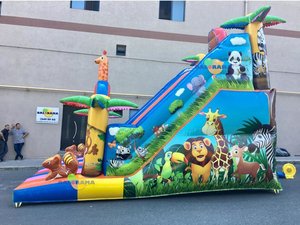 Equipo de parque infantil Balorama de alta calidad, Tobogán inflable, Color opcional personalizado, 6m X 4m X 5m, garantía de 2 años - Product Image 6