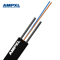 Fiber Optic Drop Cable GJYXCH LSZH 3 Steel 2 Core Wire Outdoor FRP Strength Indoor Application FTTH 1 Core